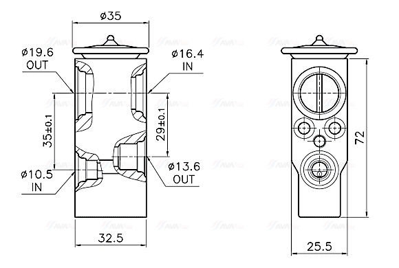 Ava Cooling Airco expansieklep CN1340