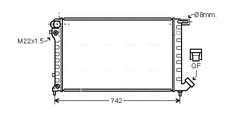 Ava Cooling Radiateur CN2147