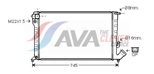 Ava Cooling Radiateur CN2152