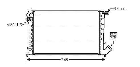 Ava Cooling Radiateur CN2193