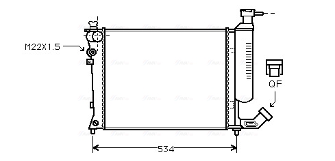 Ava Cooling Radiateur CNA2059