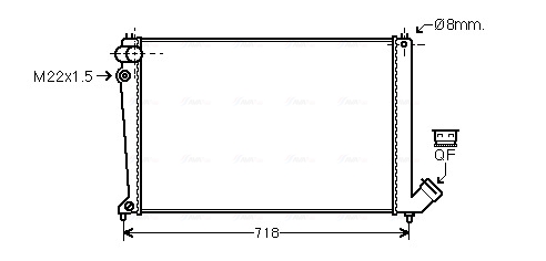 Ava Cooling Radiateur CNA2105