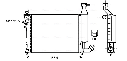 Ava Cooling Radiateur CNA2149