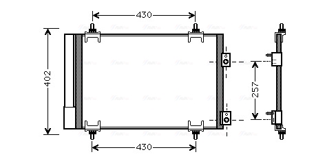 Ava Cooling Airco condensor CNA5283D