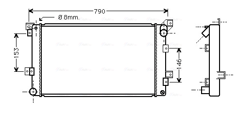 Ava Cooling Radiateur CR2033