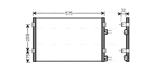 Ava Cooling Airco condensor CR5071