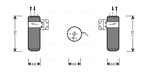 Ava Cooling Airco droger/filter CRD052