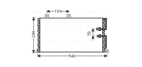 Ava Cooling Airco condensor CS5035