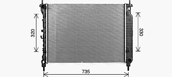 Ava Cooling Radiateur CT2083