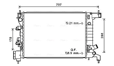 Ava Cooling Radiateur CTA2047
