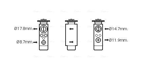 Ava Cooling Airco expansieklep DF1060