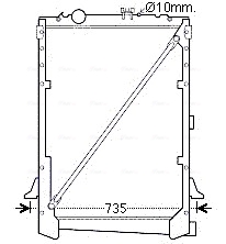 Ava Cooling Radiateur DF2031