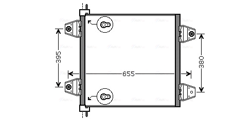 Ava Cooling Airco condensor DF5034