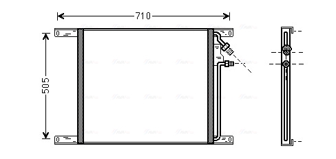 Ava Cooling Airco condensor DF5069