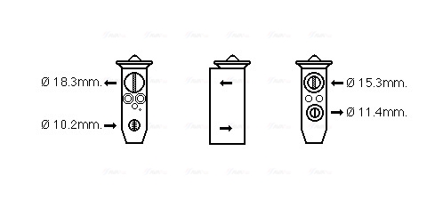 Ava Cooling Airco expansieklep DN1358