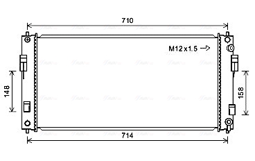 Ava Cooling Radiateur DN2391