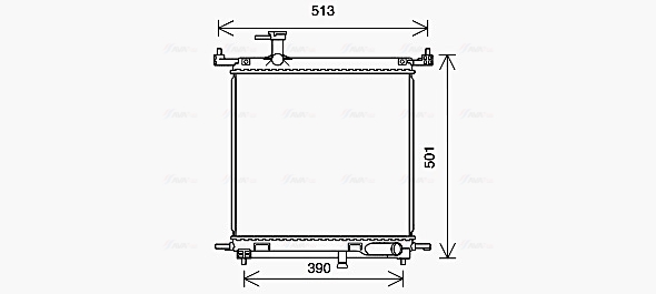 Ava Cooling Radiateur DN2435