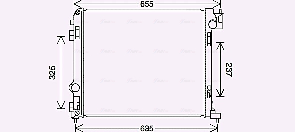 Ava Cooling Radiateur DN2444