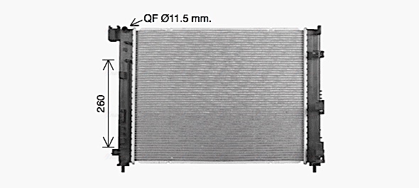 Ava Cooling Radiateur DN2481