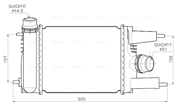 Ava Cooling Interkoeler DN4484