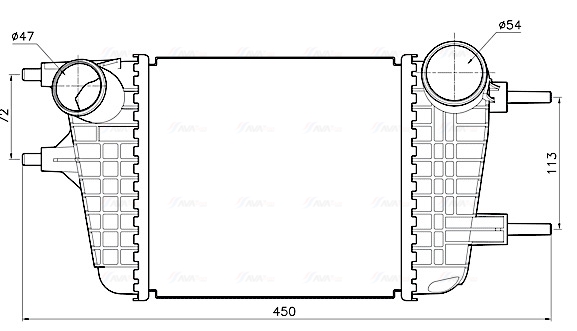 Ava Cooling Interkoeler DN4485