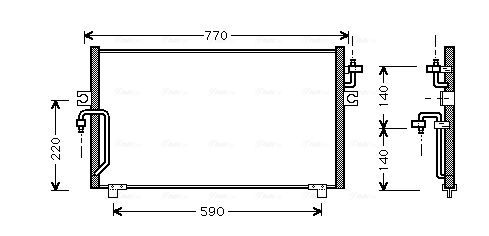 Ava Cooling Airco condensor DN5182