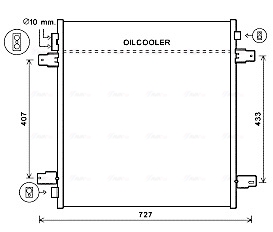 Ava Cooling Airco condensor DN5402