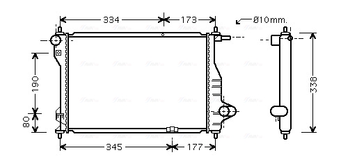 Ava Cooling Radiateur DW2075