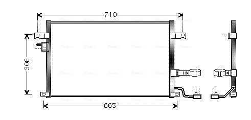 Ava Cooling Airco condensor DW5056D