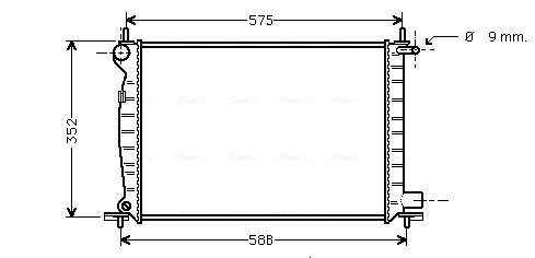 Ava Cooling Radiateur FD2224