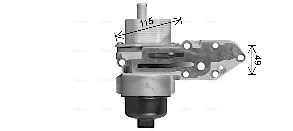 Ava Cooling Oliekoeler motorolie FD3669H