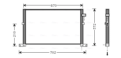 Ava Cooling Airco condensor FD5334