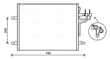 Ava Cooling Airco condensor FDA5483