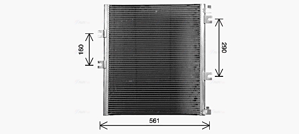 Ava Cooling Airco condensor FE5034
