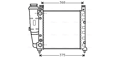 Ava Cooling Radiateur FT2038