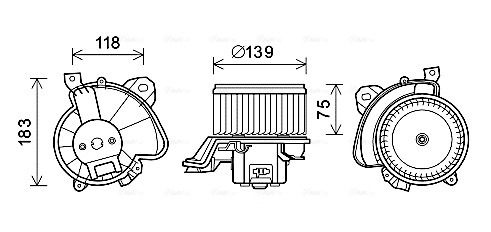 Ava Cooling Kachelventilator FT8431