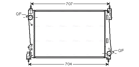 Ava Cooling Radiateur FTA2454
