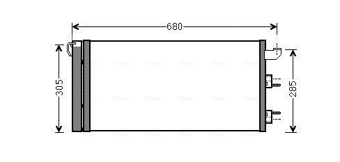 Ava Cooling Airco condensor FTA5406D