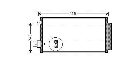 Ava Cooling Airco condensor FTA5412D