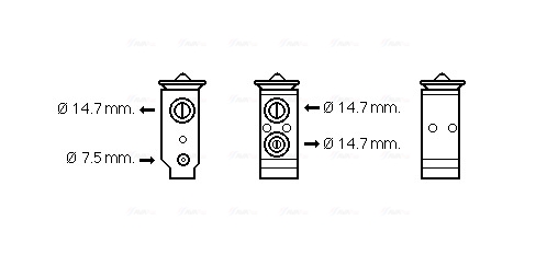 Ava Cooling Airco expansieklep HY1325