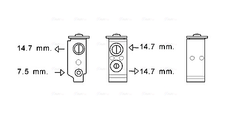 Ava Cooling Airco expansieklep HY1385