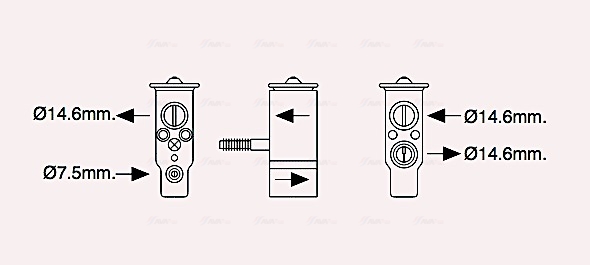Ava Cooling Airco expansieklep HY1458