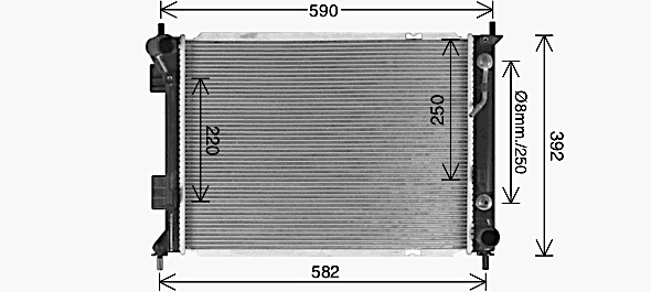 Ava Cooling Radiateur HY2590