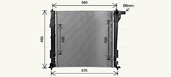 Ava Cooling Radiateur HY2597