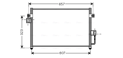 Ava Cooling Airco condensor HY5134