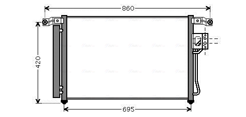 Ava Cooling Airco condensor HY5175D