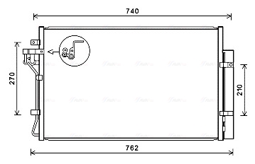 Ava Cooling Airco condensor HY5432D
