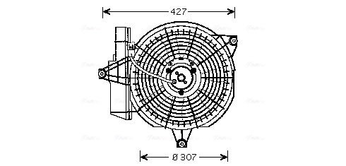 Ava Cooling Ventilatorwiel-motorkoeling HY7515