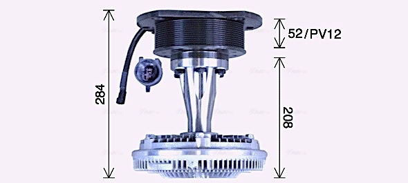 Ava Cooling Visco-koppeling IVC146
