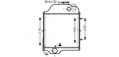 Ava Cooling Radiateur JD2006
